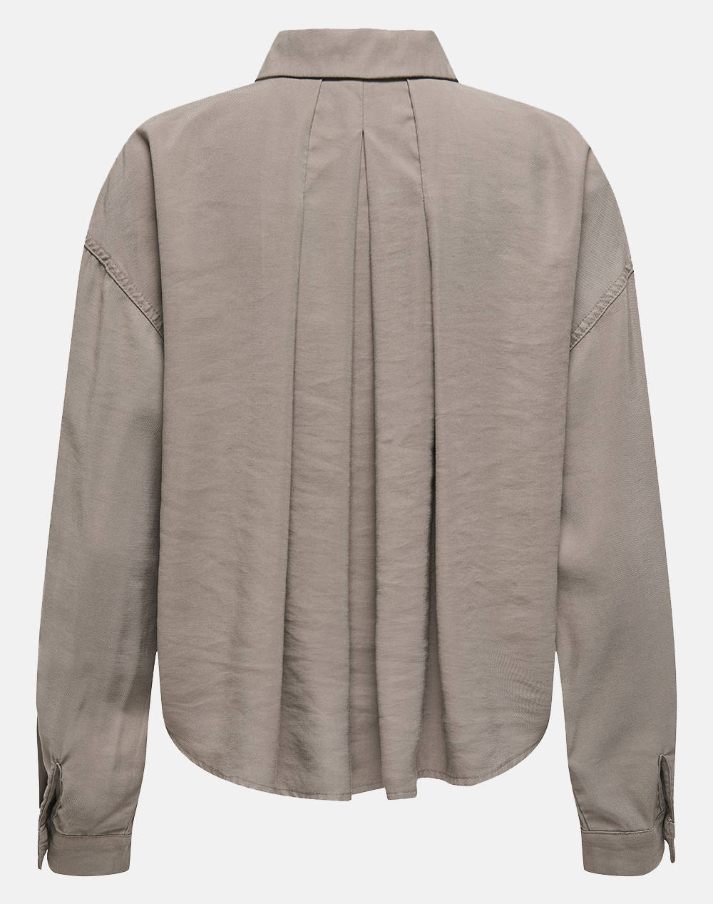 ONLY ONLARIS LIFE LS PLEAT SHIRT WVN 15337947-Fungi Khaki φωτογραφία
