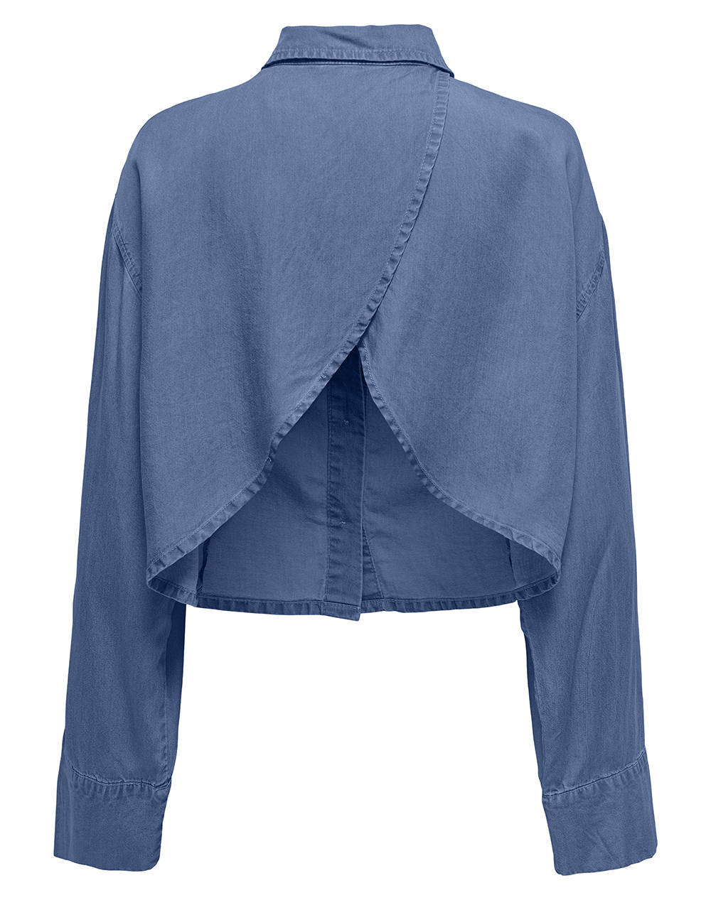 ONLY ONLCHARIS LIFE LS OP BACK SH SHIRT CCWVN 15337929-Medium Blue Denim DenimBlue φωτογραφία