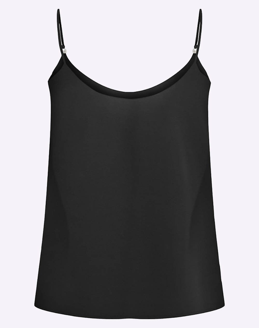 ONLY ONLJAKIRI LINEN SINGLET PTM 15346489-BLACK Black φωτογραφία
