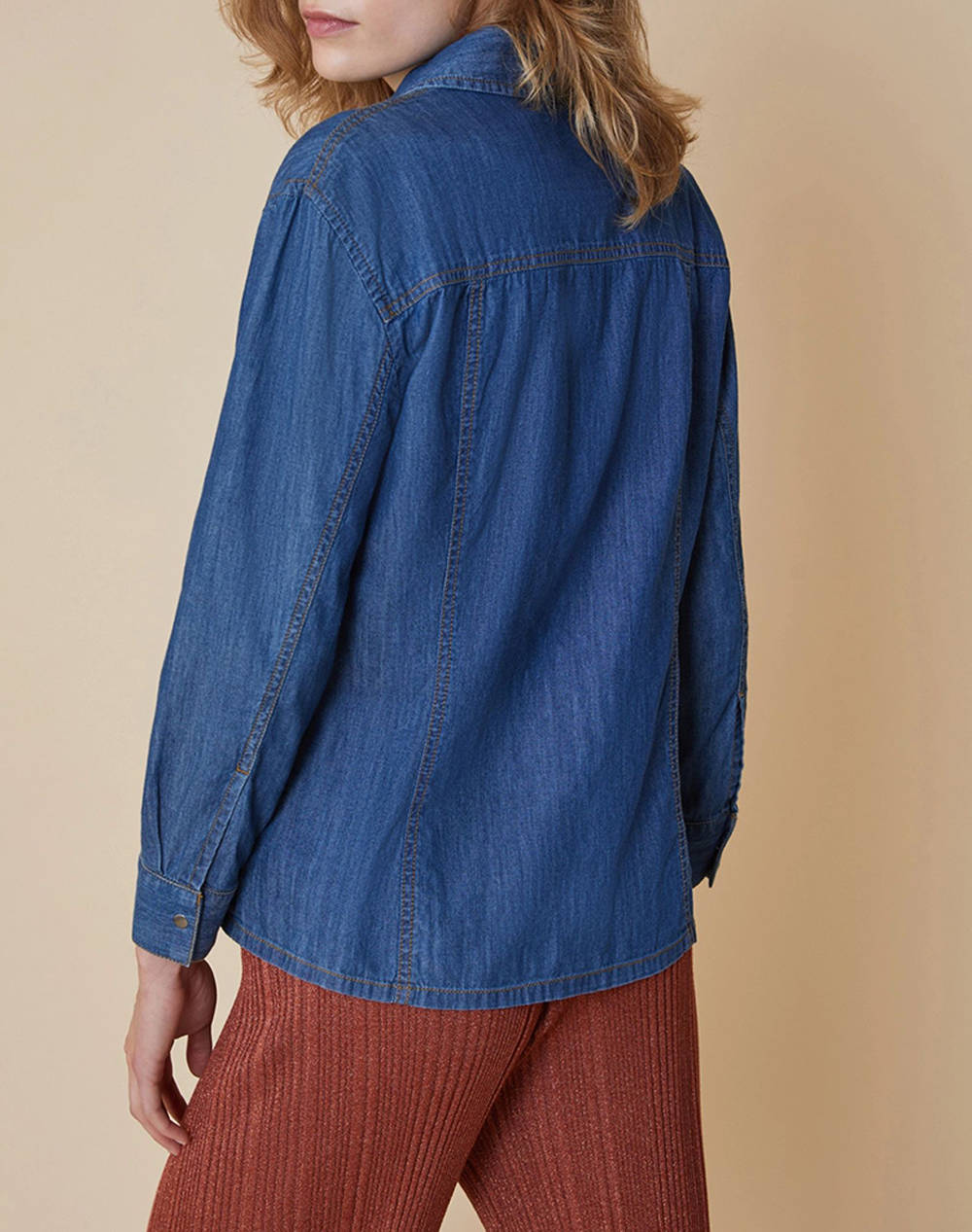PENNY BLACK IGLOO SHIRT 2511111063200-001 DenimBlue φωτογραφία