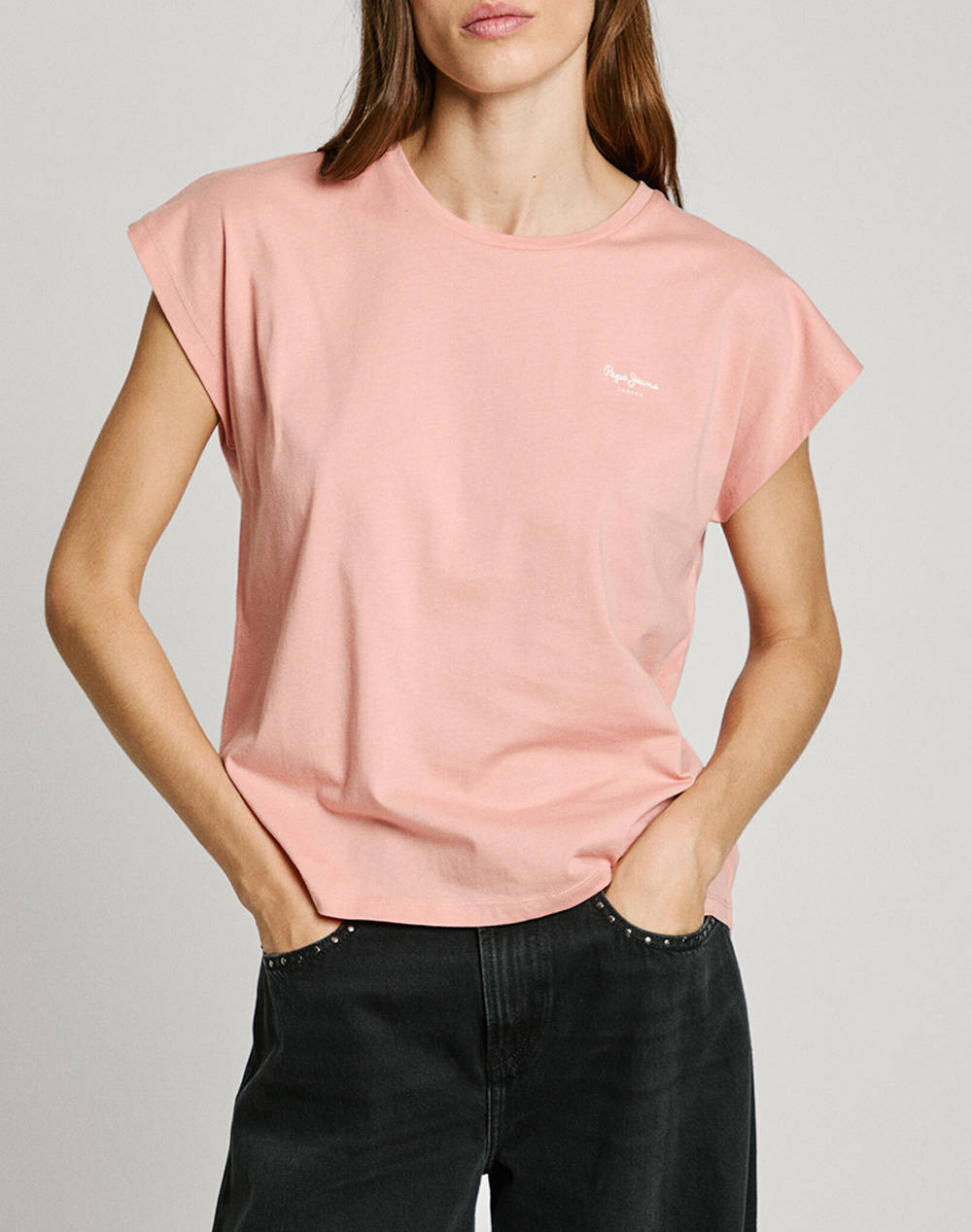 PEPE JEANS PEPE JEANS DROP 1 BLOOMA ΜΠΛΟΥΖΑ ΓΥΝΑΙΚΕΙΟ PL506030-316/WASHED PINK LightPink