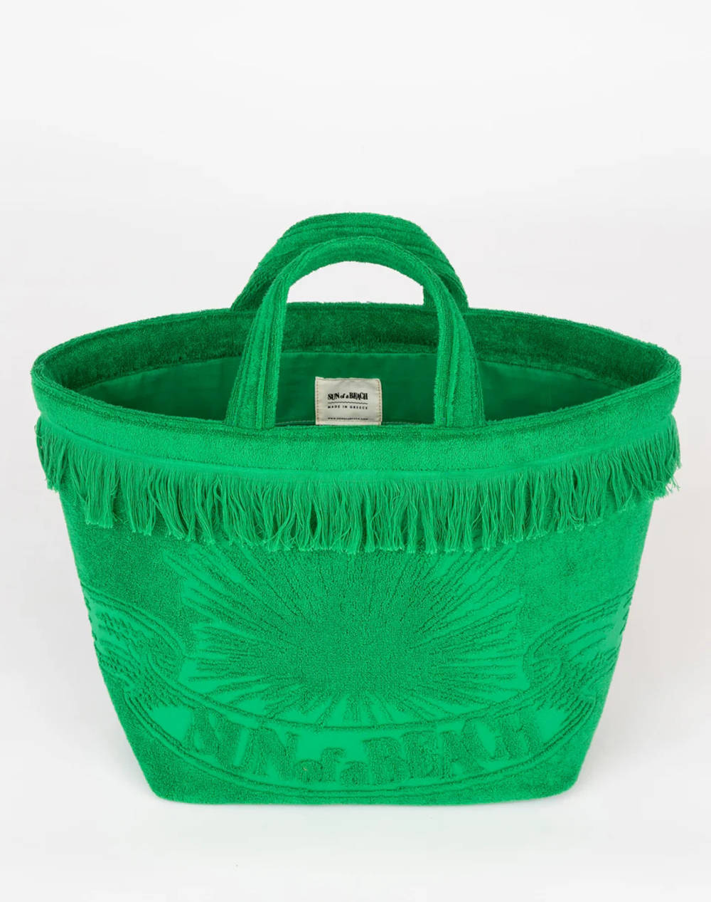 SUN OF A BEACH Oversized Beach Bag (Διαστάσεις: 60 x 38εκ.) BB/WAS-Wasabi Green φωτογραφία