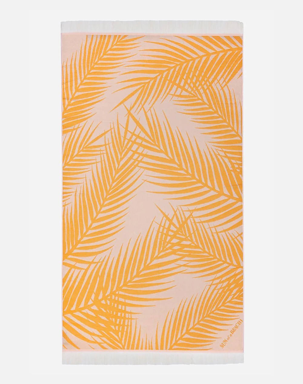SUN OF A BEACH SUN OF A BEACH Feather Beach Towel (Διαστάσεις: 95 x 160εκ.) PT/PLS/SUY-Palm Springs Super Yellow Orange