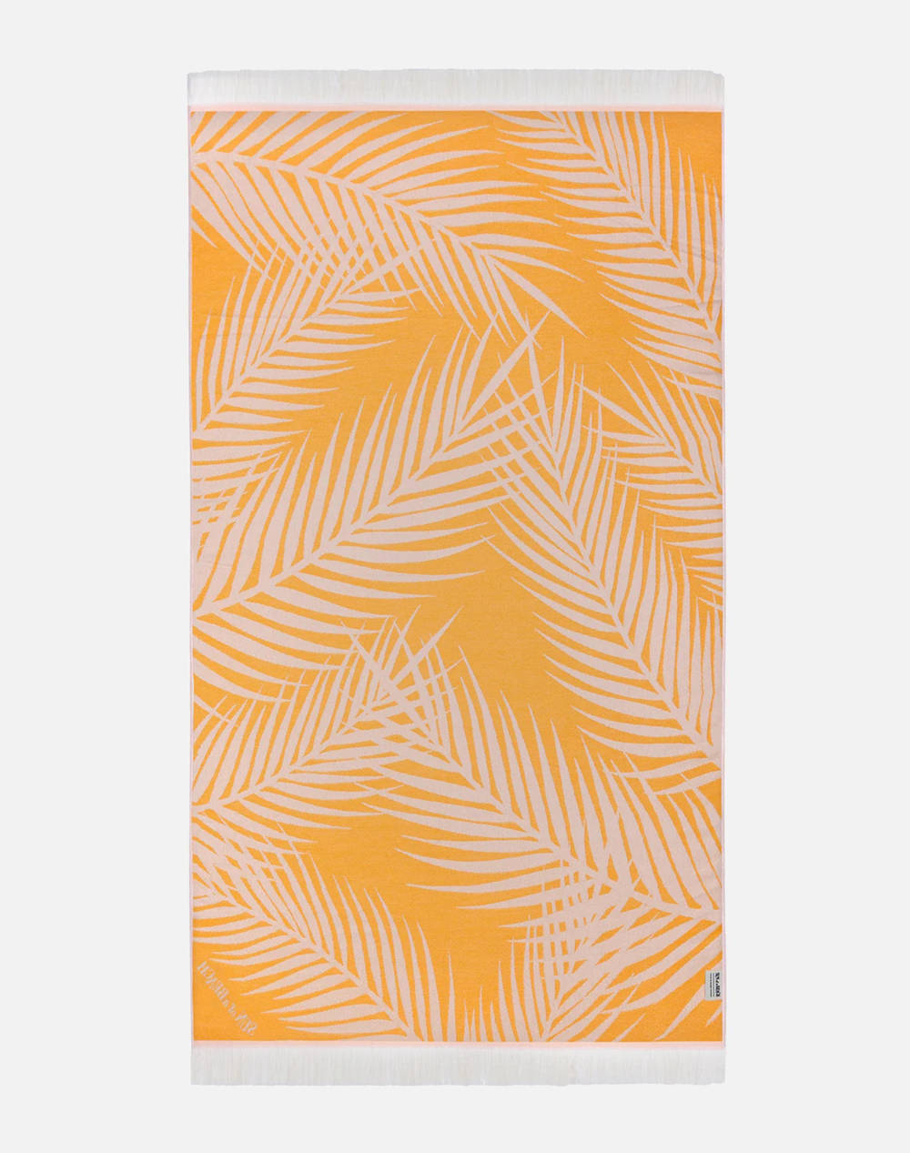 SUN OF A BEACH Feather Beach Towel (Διαστάσεις: 95 x 160εκ.) PT/PLS/SUY-Palm Springs Super Yellow Orange φωτογραφία