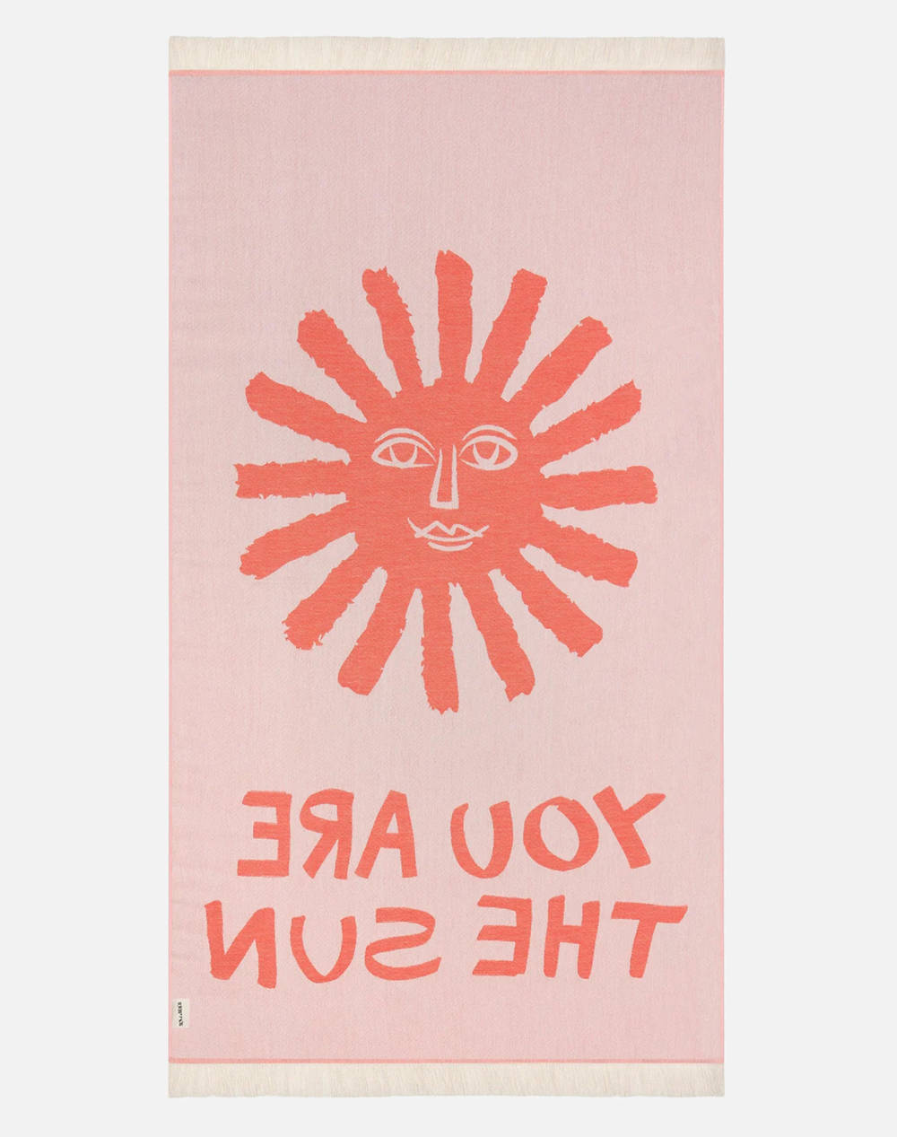 SUN OF A BEACH Feather Beach Towel (Διαστάσεις: 95 x 160εκ.) PT/YATS/OR-You Are The Sun Orange OrangeRed φωτογραφία