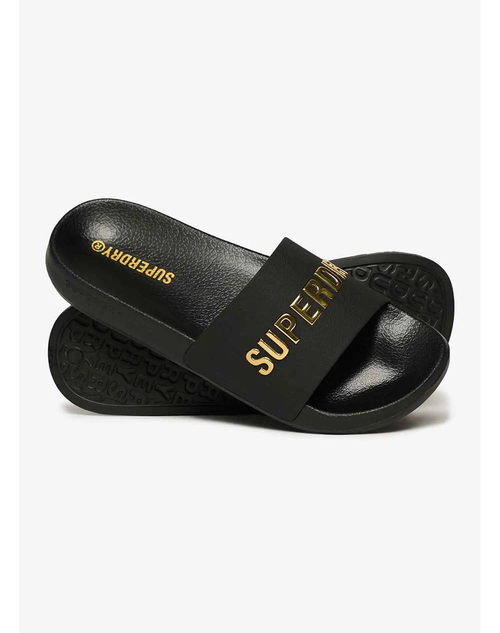 SUPERDRY D2 SDNA LUXE LOGO POOL SLIDE ΠΑΠΟΥΤΣΙ ΓΥΝΑΙΚΕΙΟ