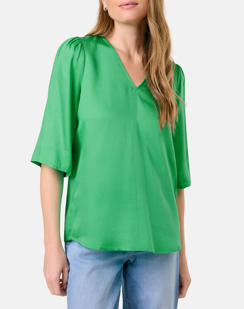 TAIFUN TAIFUN BLOUSE 1/2 SLEEVE 760320-11142-05720 Green
