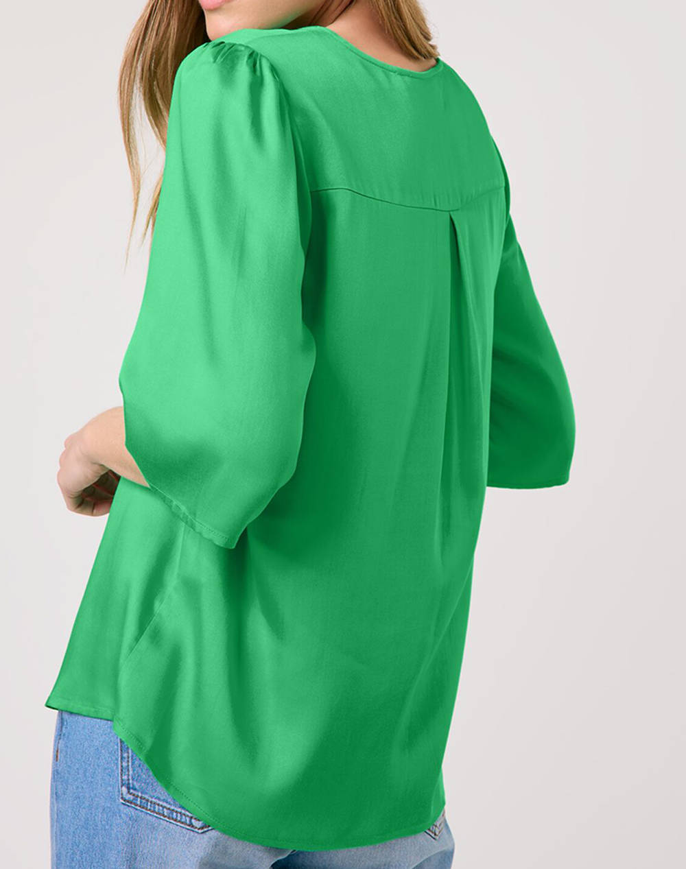 TAIFUN BLOUSE 1/2 SLEEVE 760320-11142-05720 Green φωτογραφία