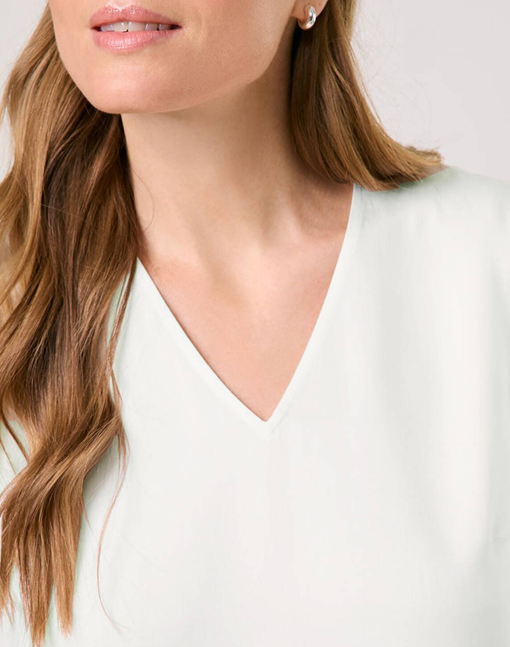 TAIFUN BLOUSE WITHOUT SLEEV 760318-11142-09700 OffWhite φωτογραφία