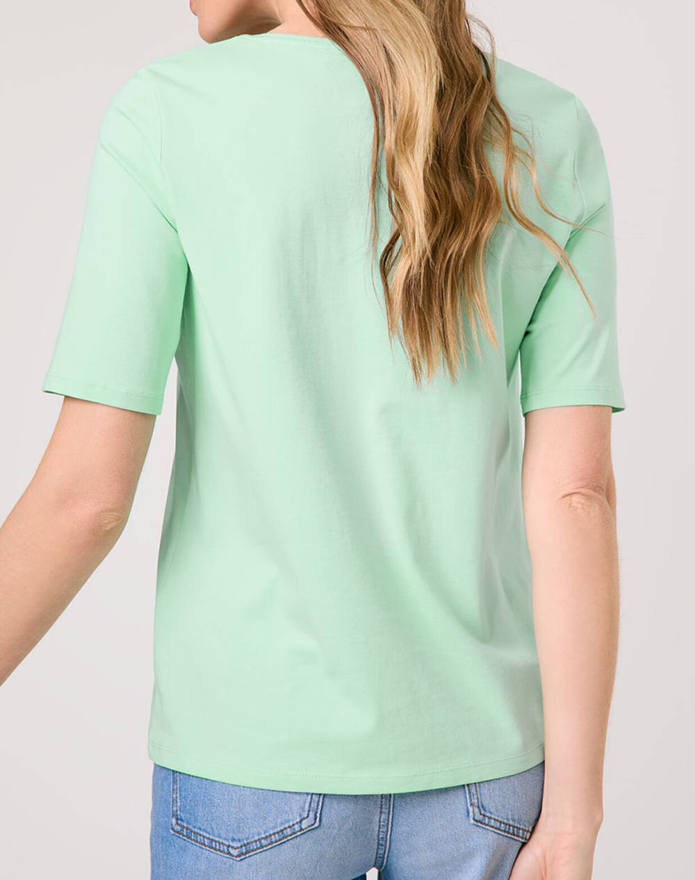 TAIFUN T-SHIRT 1/2 SLEEVE 971971-19670-05730 MintGreen φωτογραφία