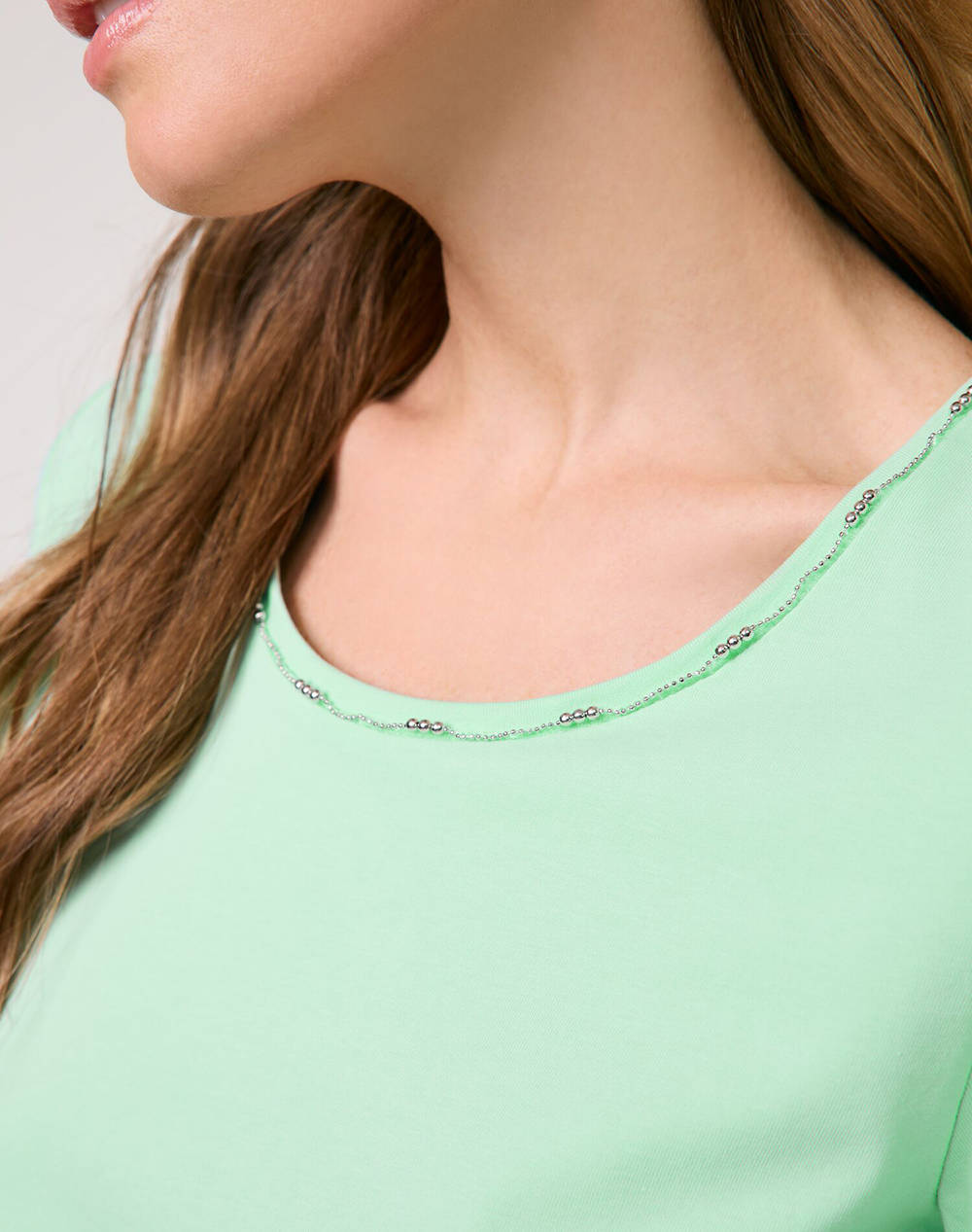 TAIFUN T-SHIRT 1/2 SLEEVE 971971-19670-05730 MintGreen φωτογραφία