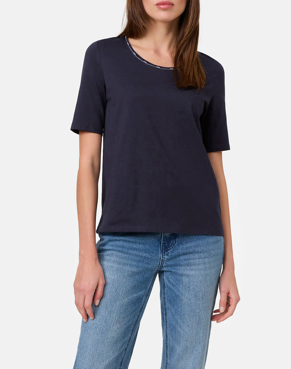 TAIFUN TAIFUN T-SHIRT 1/2 SLEEVE 971971-19670-08920 NavyBlue