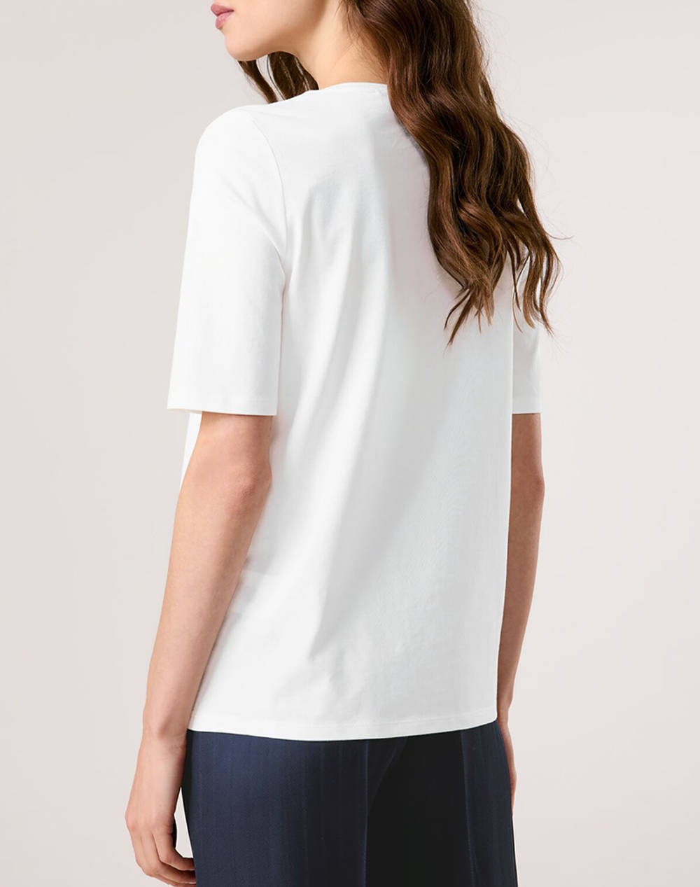 TAIFUN T-SHIRT 1/2 SLEEVE 971971-19670-09700 OffWhite φωτογραφία