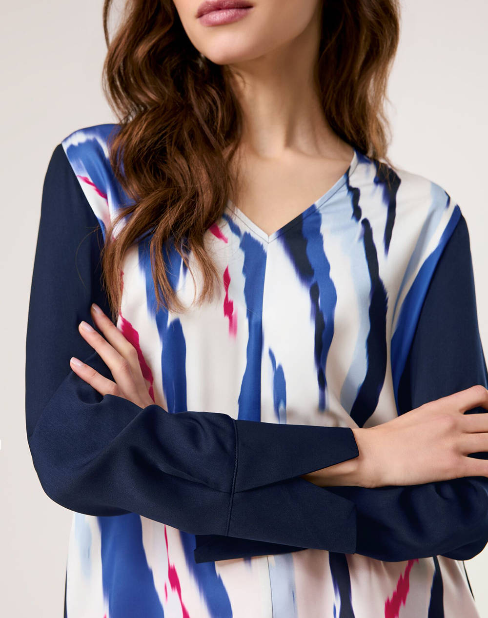 TAIFUN T-SHIRT 1/1 SLEEVE 771309-16108-08922 NavyBlue φωτογραφία