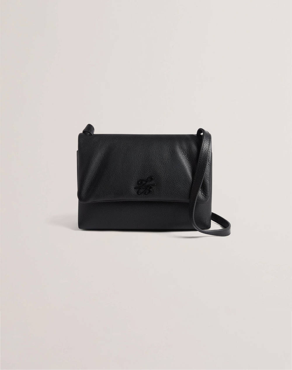 TED BAKER TED BAKER MARRISA Padded Leather Crossbody Bag (Διαστάσεις: 22 x 16 x 7εκ.) 279186-BLACK Black