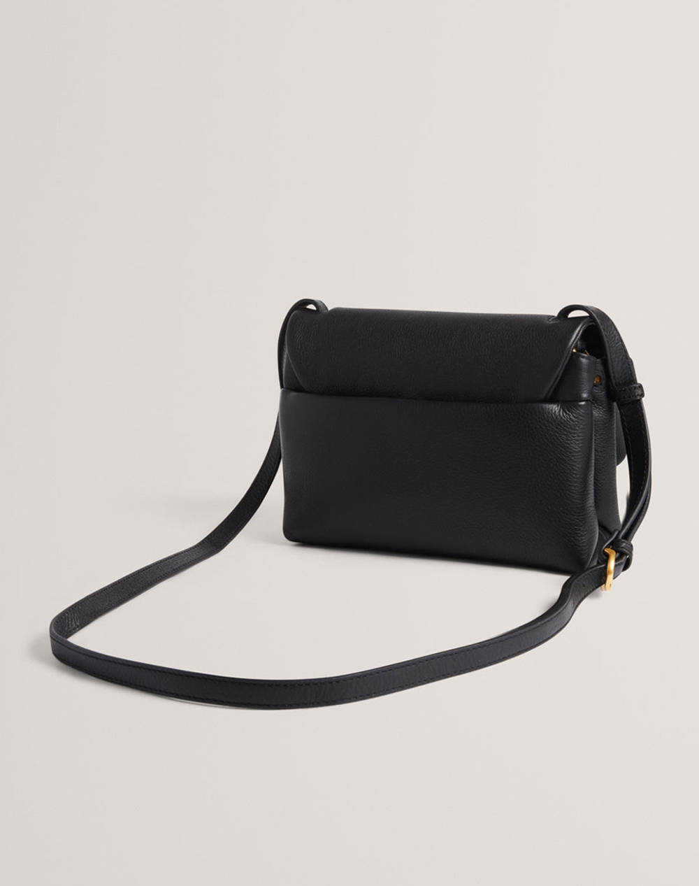 TED BAKER MARRISA Padded Leather Crossbody Bag (Διαστάσεις: 22 x 16 x 7εκ.) 279186-BLACK Black φωτογραφία