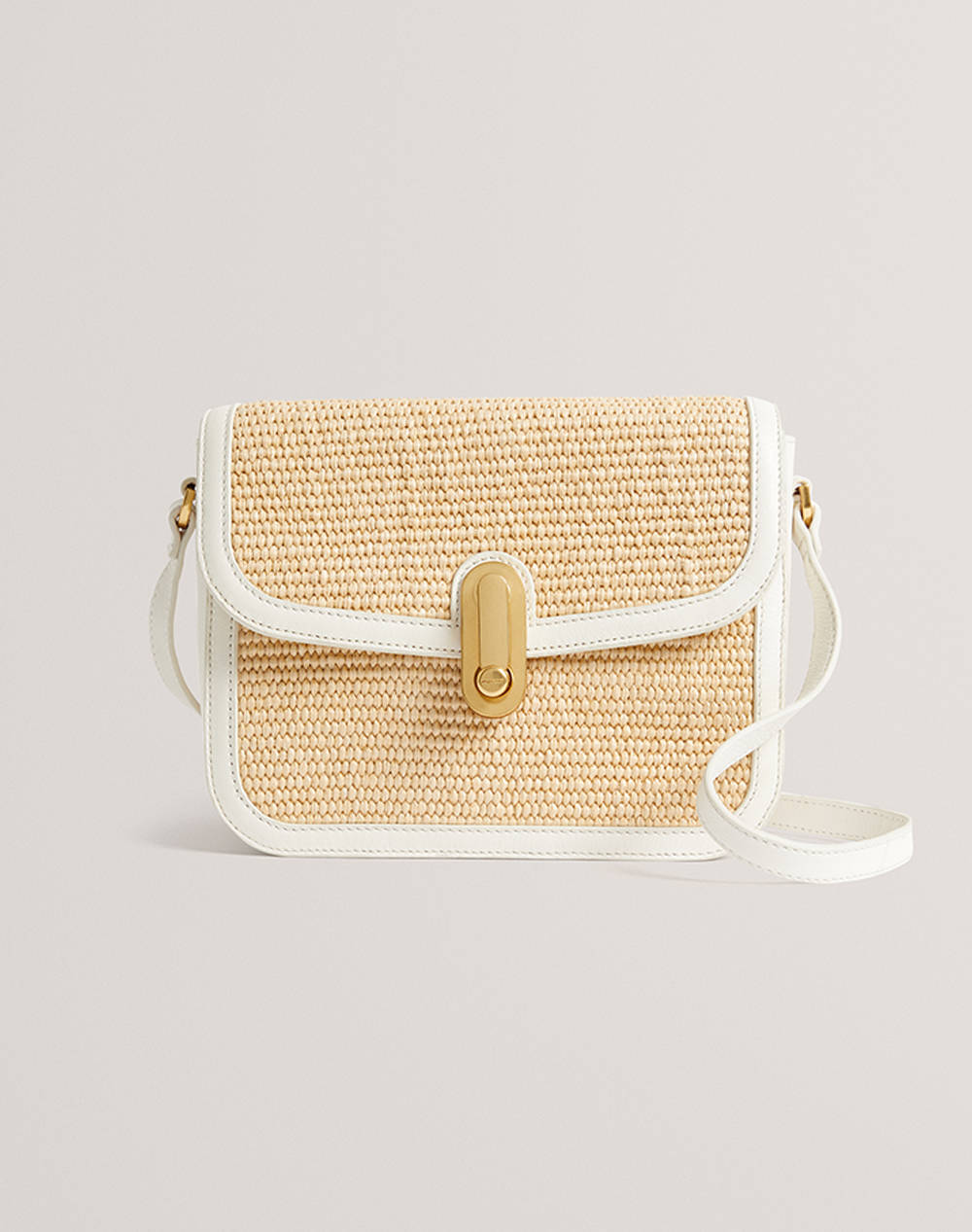 TED BAKER KKASSIA Small Zipped Canvas Pouch (Διαστάσεις: 23 x 20 x 7εκ.) 280648-ECRU Ecru