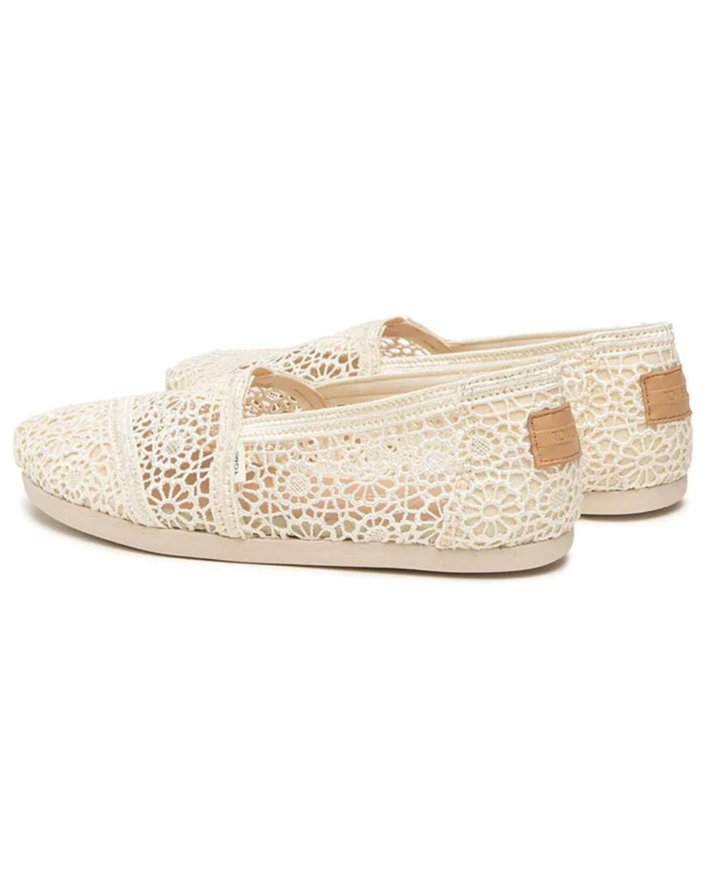 Toms Nat Moroccan Crochet Wm Alpr Esp 10016241-Natural Biege Γυναικεία παπούτσια Εσπαντριγιες Σανδαλια Politikos Shop Πολιτικός