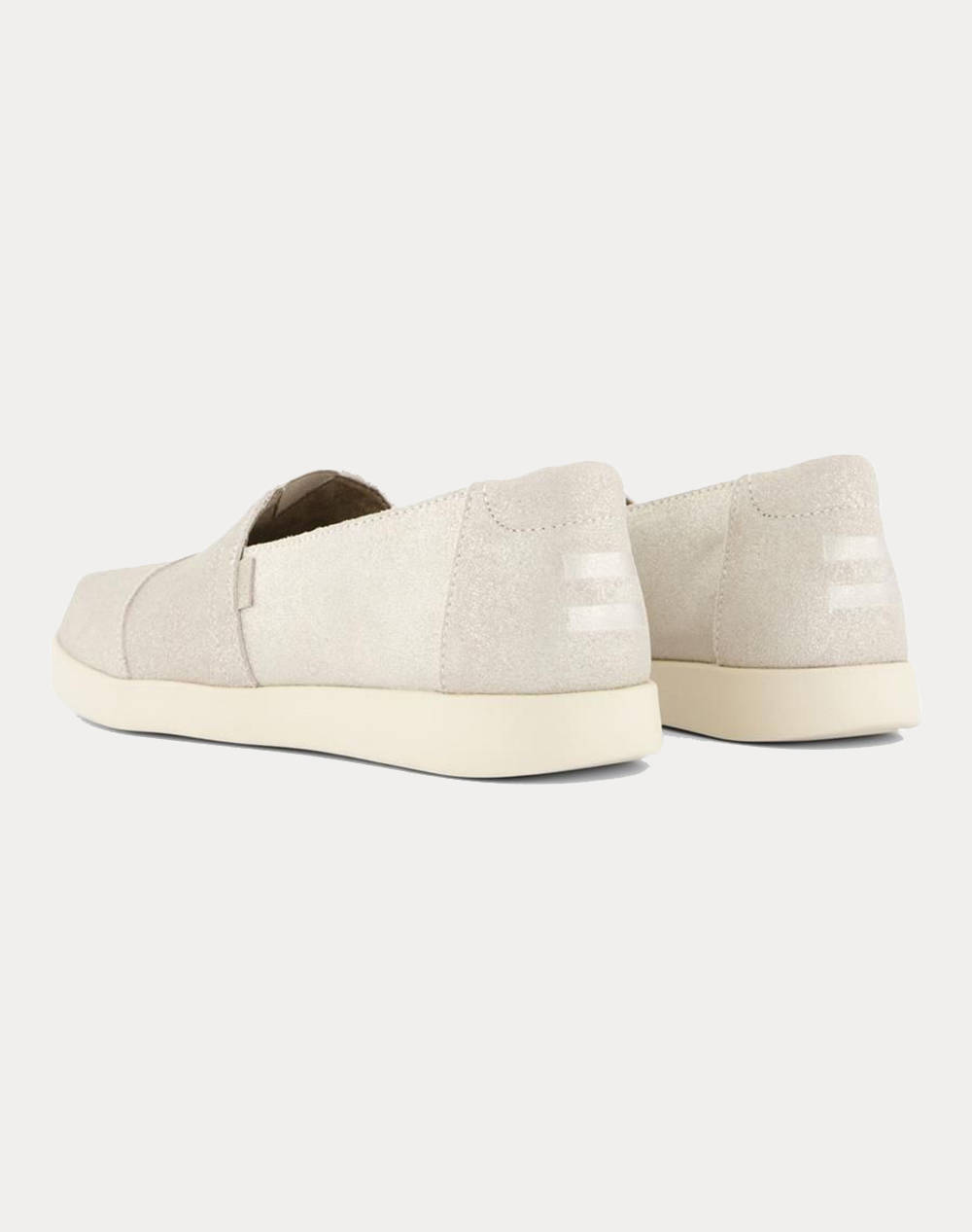 Toms Cha Metallic Suede Wm Alplus Esp 10021548-Silver Lightgray Γυναικεία παπούτσια Εσπαντριγιες Σανδαλια Politikos Shop Πολιτικός
