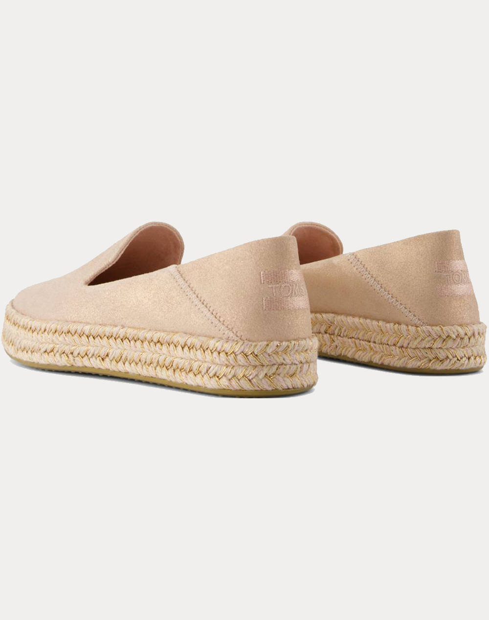 Toms Pal Rse Metl Suede Wm Caroln Esp 10021868-Pink Lightpink Γυναικεία παπούτσια Εσπαντριγιες Σανδαλια Politikos Shop Πολιτικός