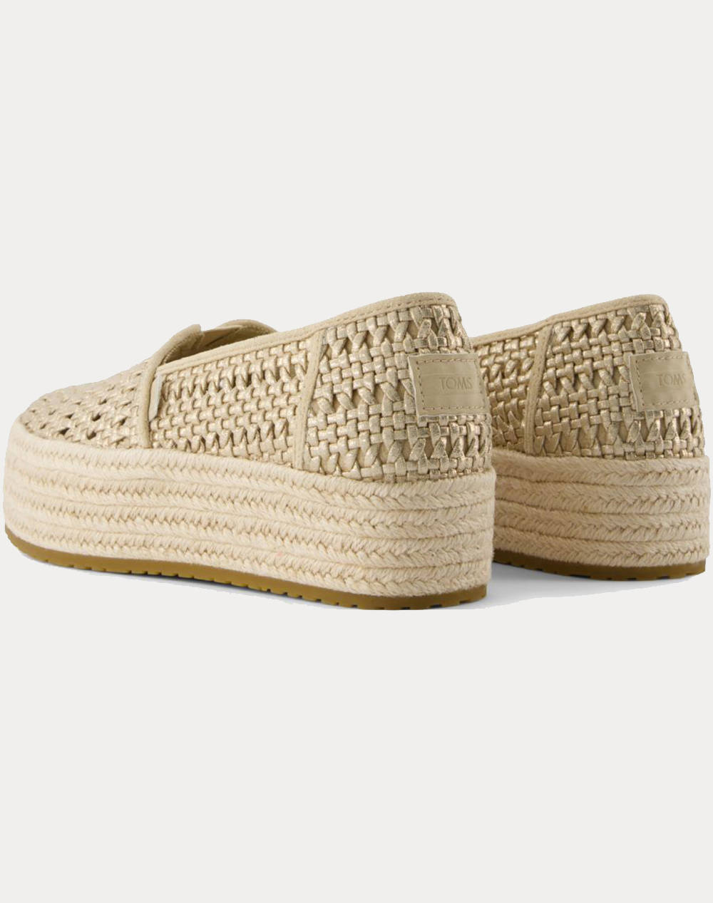 TOMS CHA METL LTHR BASKET WM VALCIA ESP 10021921-GOLD Gold φωτογραφία
