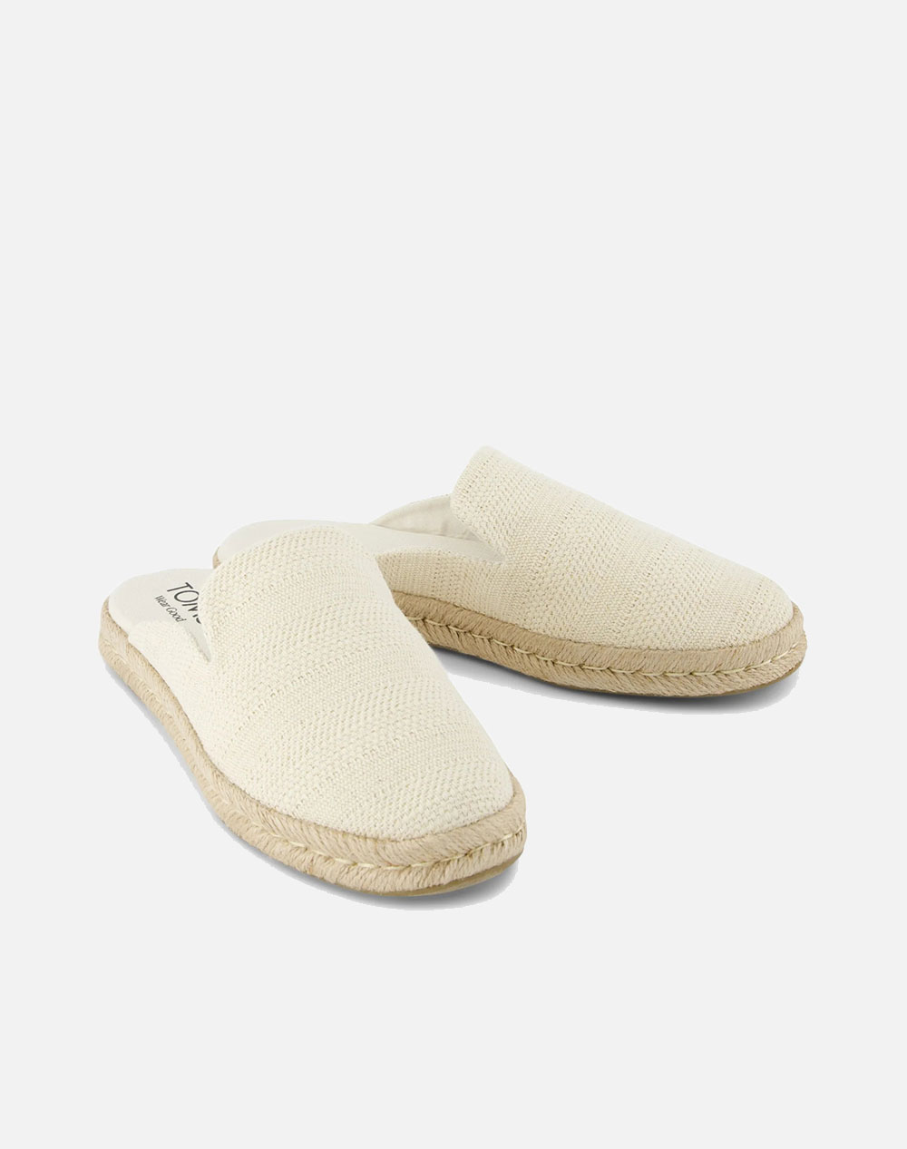 TOMS NAT UNDYD METL LINEN WM SNTGML ESP 10021862-NATURAL Ecru φωτογραφία