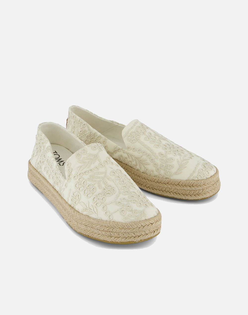 TOMS EGR BOTANICAL EYELET WM CAROLN ESP 10021854-NATURAL Ecru φωτογραφία