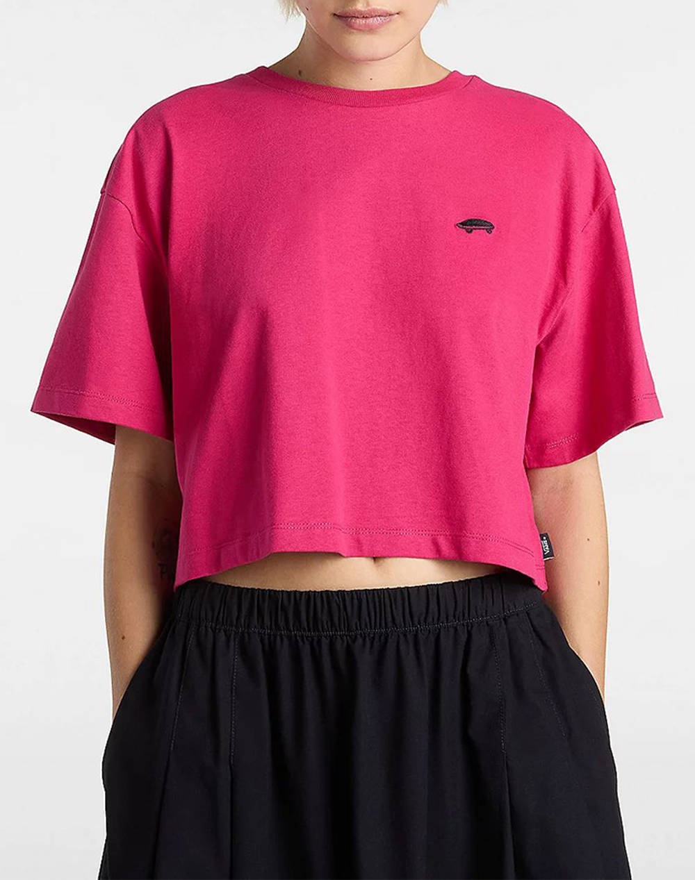 VANS W SALTON RELAX CROP SS VN000P5QC9L1-VNC9L Pink