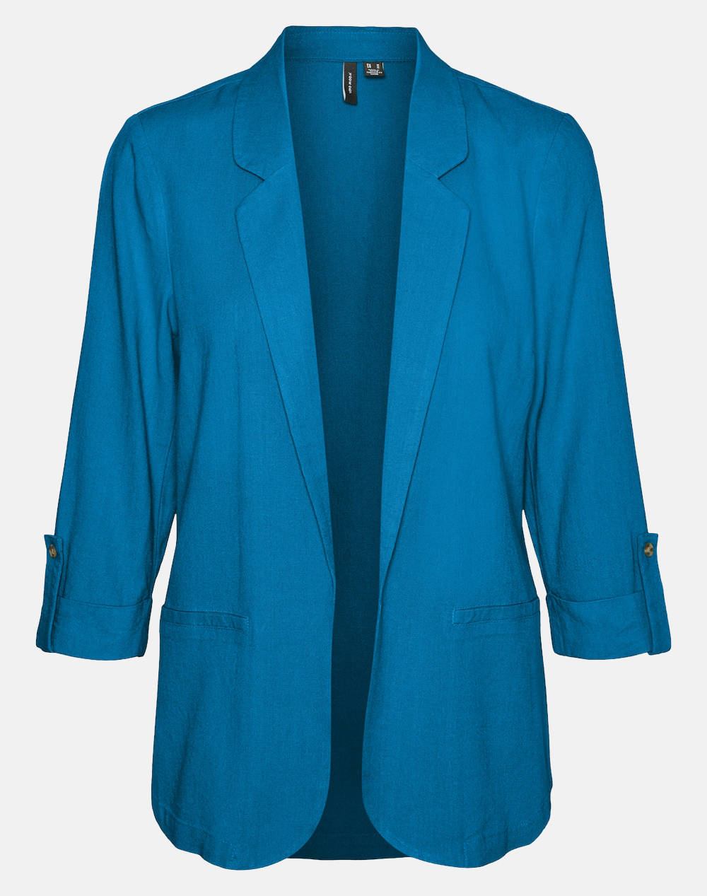 VERO MODA VMJESMILO 3/4 LOOSE BLAZER WVN GA NOOS 10279700-Ibiza Blue Blue