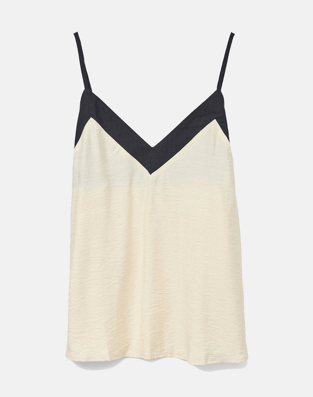 VERO MODA VMDENISE SINGLET TOP WVN BTQ GA 10329790-BirchBlack OffWhite