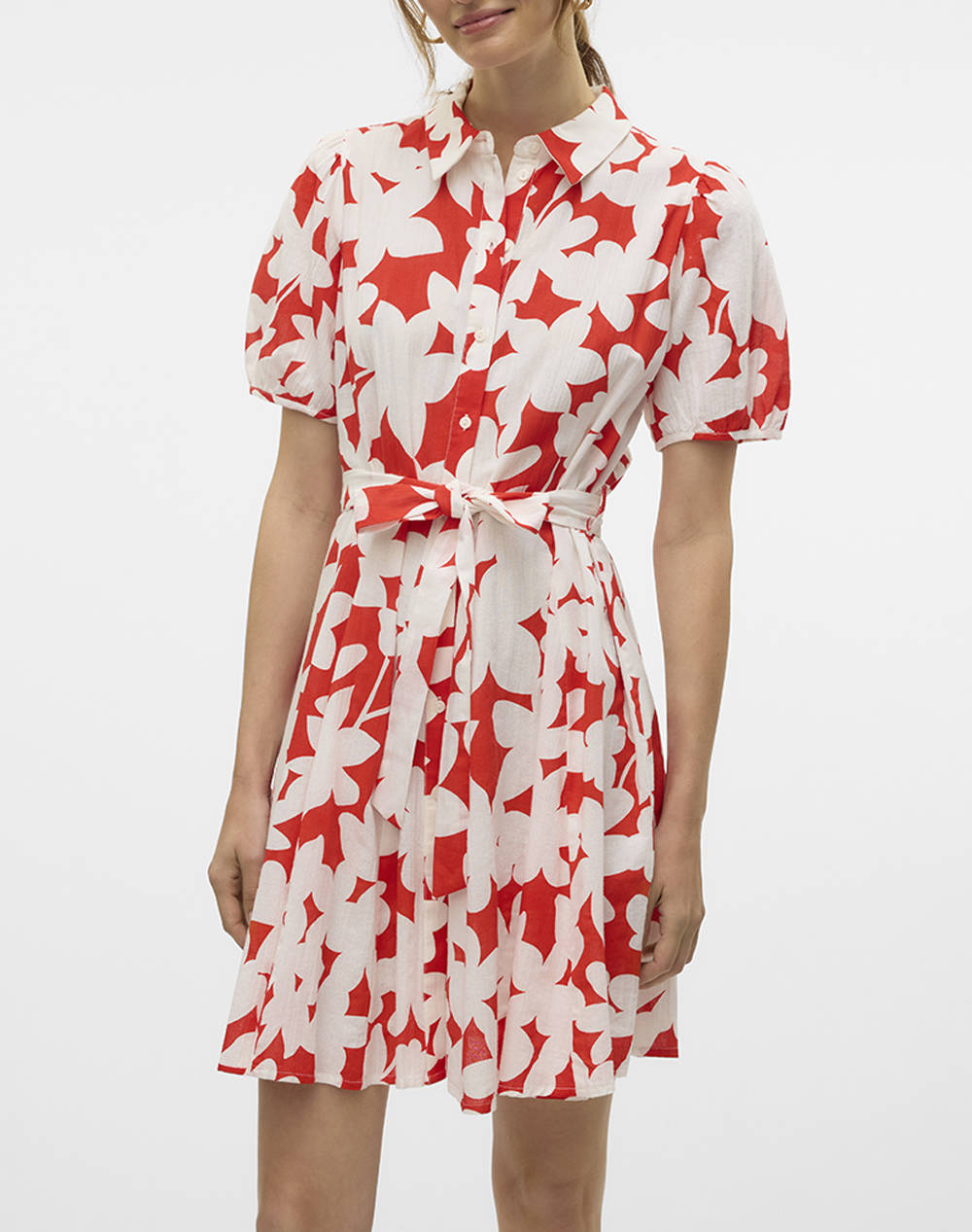 Γυναικεία φορέματα vero moda σε κοκκινο