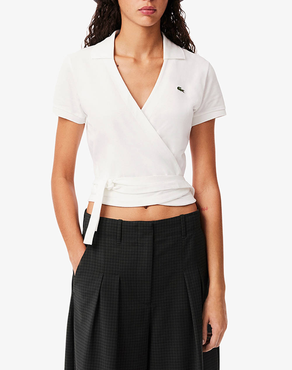LACOSTE LACOSTE ΜΠΛΟΥΖΑ ΠΟΛΟ ΚΜ POLO SS 3PF7184-70V OffWhite