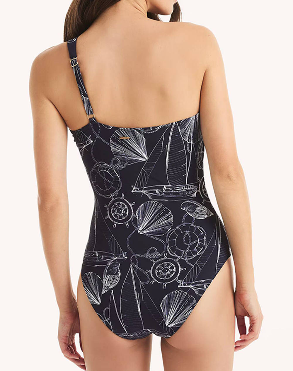 NAUTICA ΜΑΓΙΩ ΟΛΟΣΩΜΟ SHIRRED ASYM 1 PC 3NC402002722-NVW NavyBlue φωτογραφία