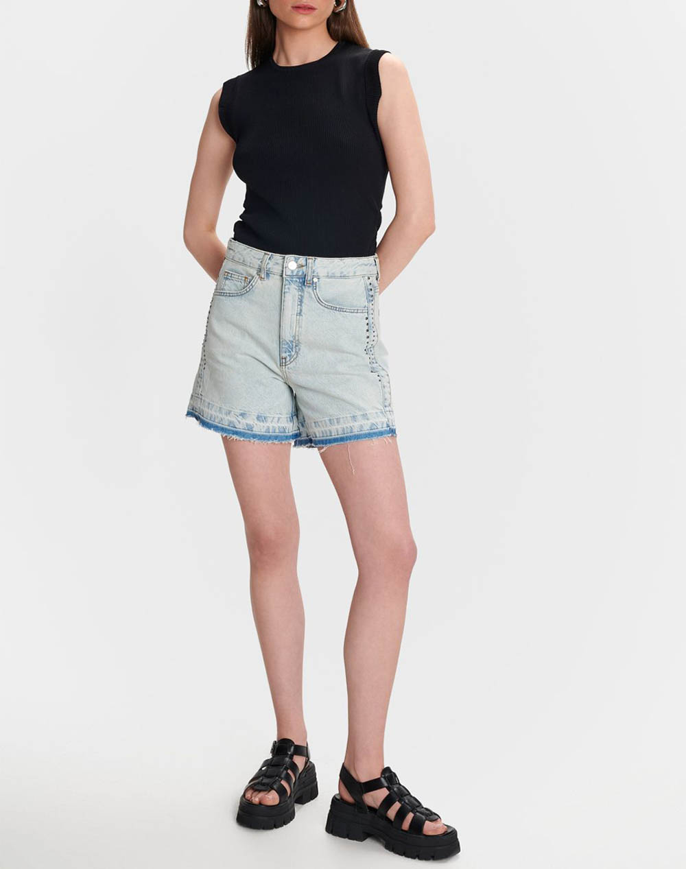 Ale Σορτς 8921855C-Used Denimlightblue Γυναικεία ρούχα Βερμουδες Politikos Shop Πολιτικός