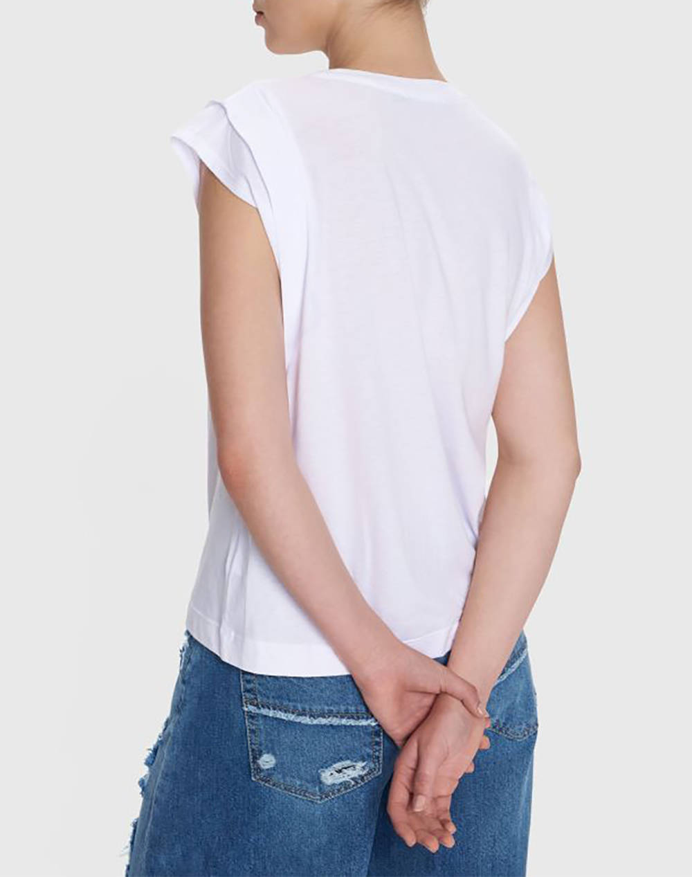ALE ΜΠΛΟΥΖΑ 81039233-LEYKO White φωτογραφία