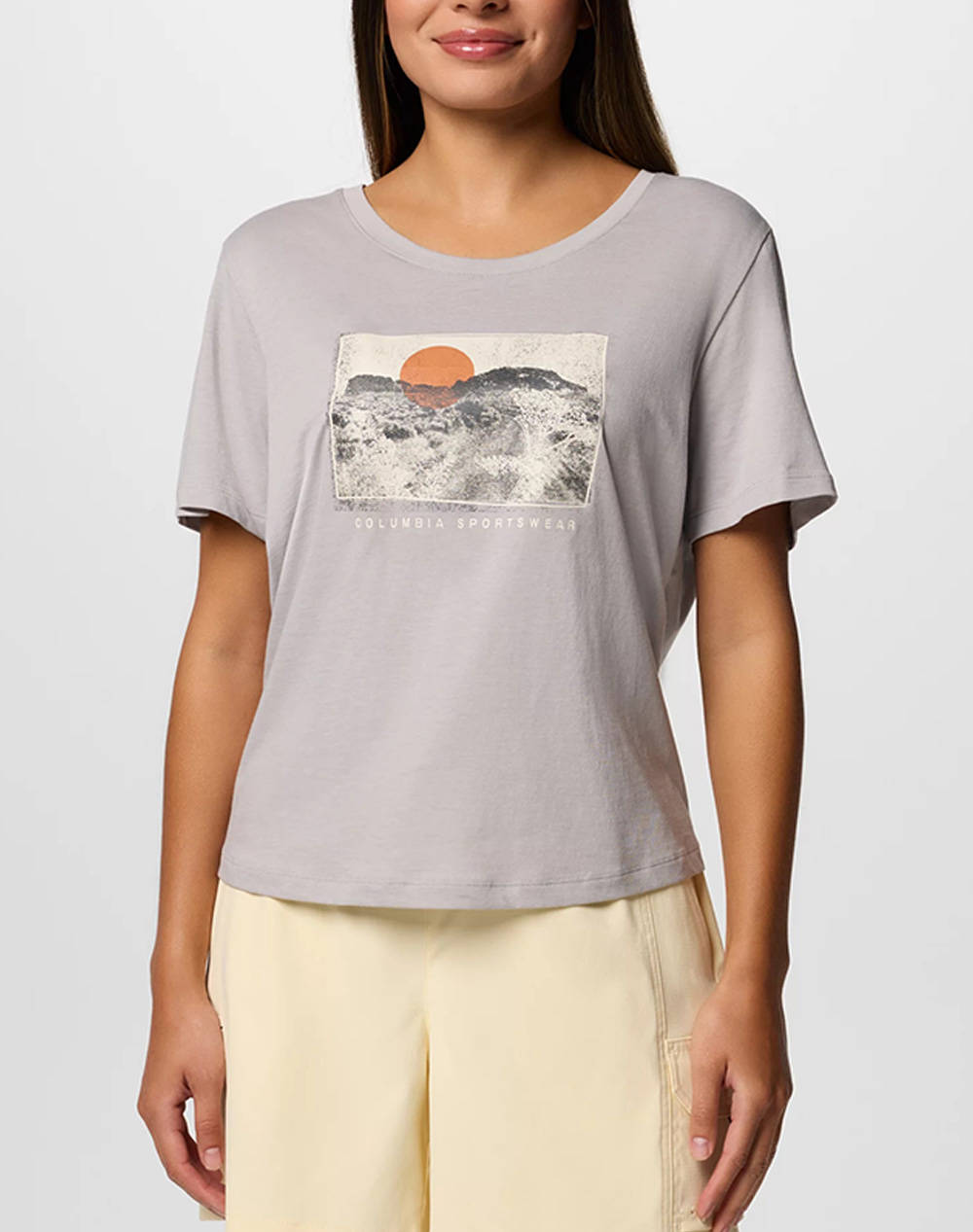 COLUMBIA COLUMBIA Γυναικεία Μπλούζα Ruby Springs™ Graphic Scoop Neck SS CE33-2120051-039 Gray