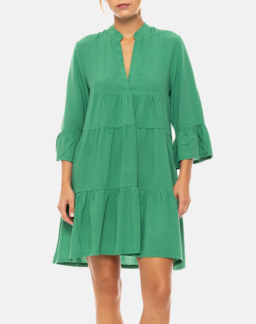 PINK LABEL PINK LABEL BEACHWEAR SOLID BN-284-SEA GREEN Green