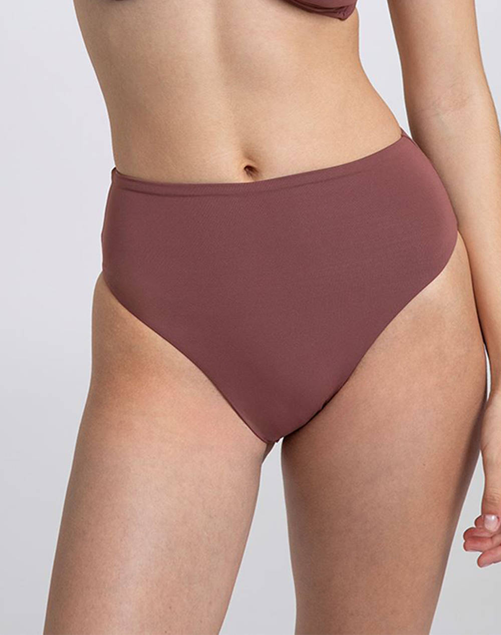 PRETTY ME PRETTY ME Cassandra High Waist Brief PMS2364B-Rose Taupe DarkPink