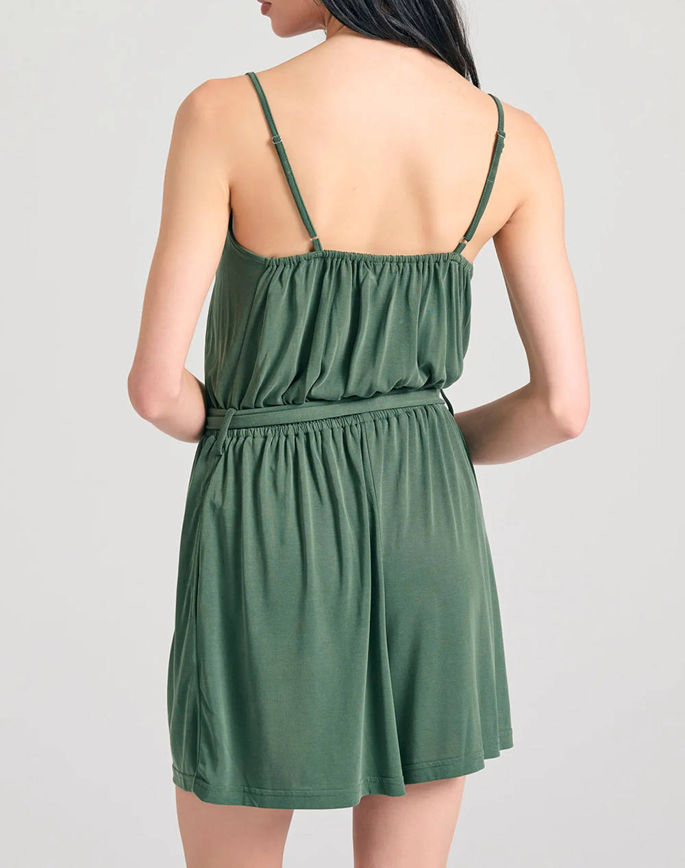 FUNKY BUDDHA Γυναικεία Ολόσωμη φόρμα/Σορτς FBL011-106-12-FOREST GREEN Green φωτογραφία