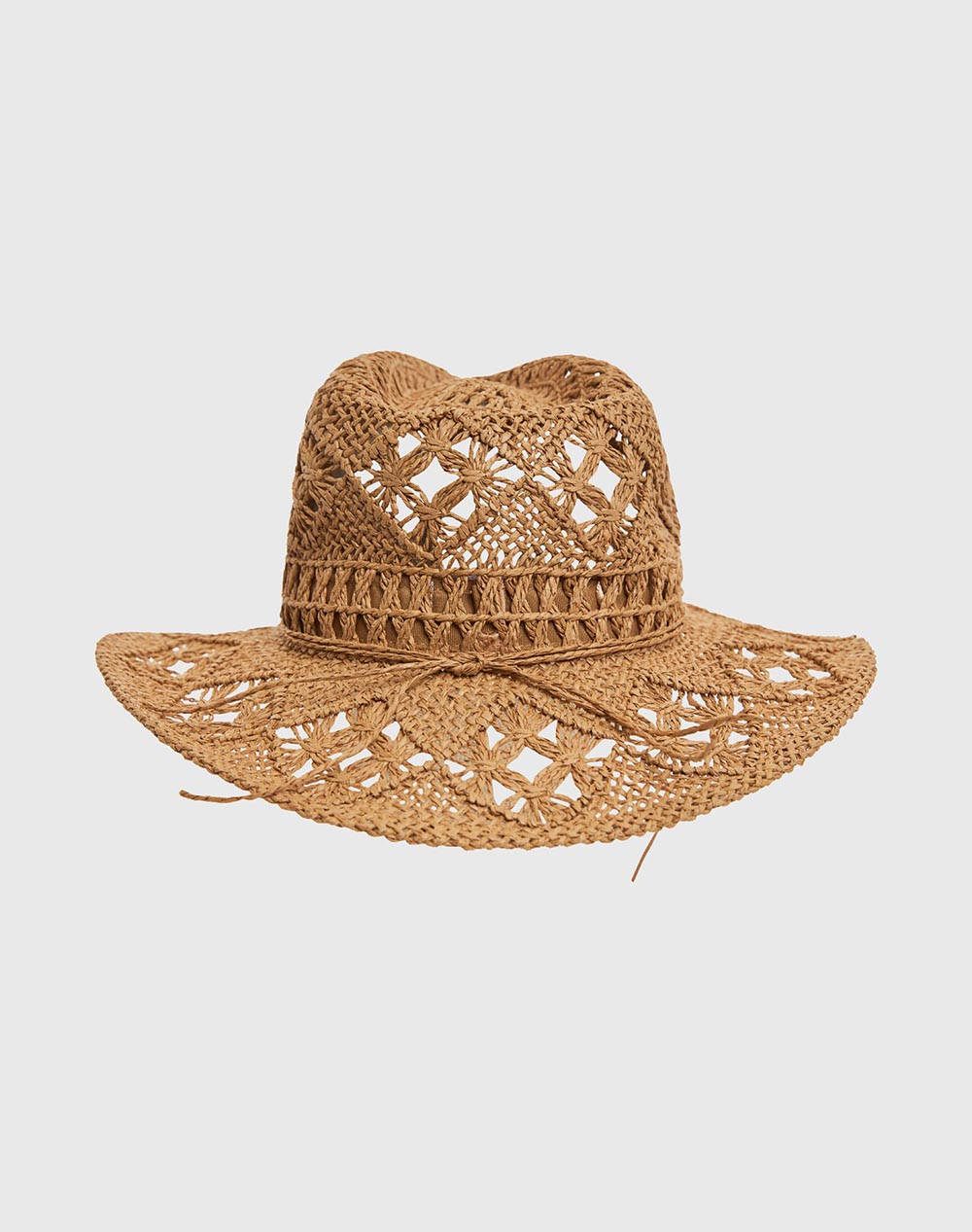 FUNKY BUDDHA Γυναικείο Καπέλο FBL011-419-10-NATURAL Tan φωτογραφία