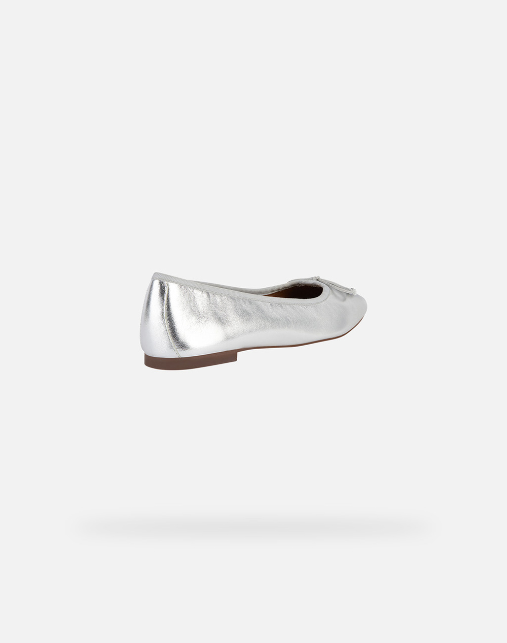 Geox D Marsilea A - Met She Le+Text D45W6A0Y211C1007-C1007 Metallicsilver Γυναικεία παπούτσια Μοκασινια Μπαλαρινες Politikos Shop Πολιτικός