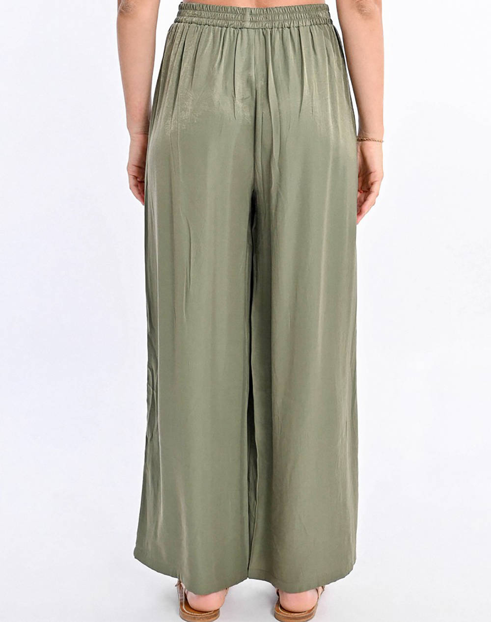 MOLLY BRACKEN LADIES WOVEN PANTS LA1685DP-KHAKI Khaki φωτογραφία