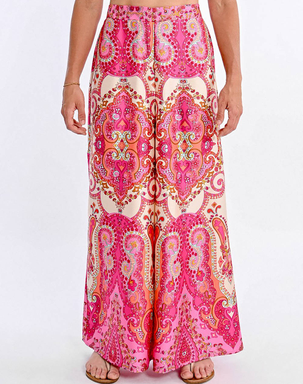 MOLLY BRACKEN MOLLY BRACKEN LADIES WOVEN PANTS LA1682DE-PINK DAPHNE Pink