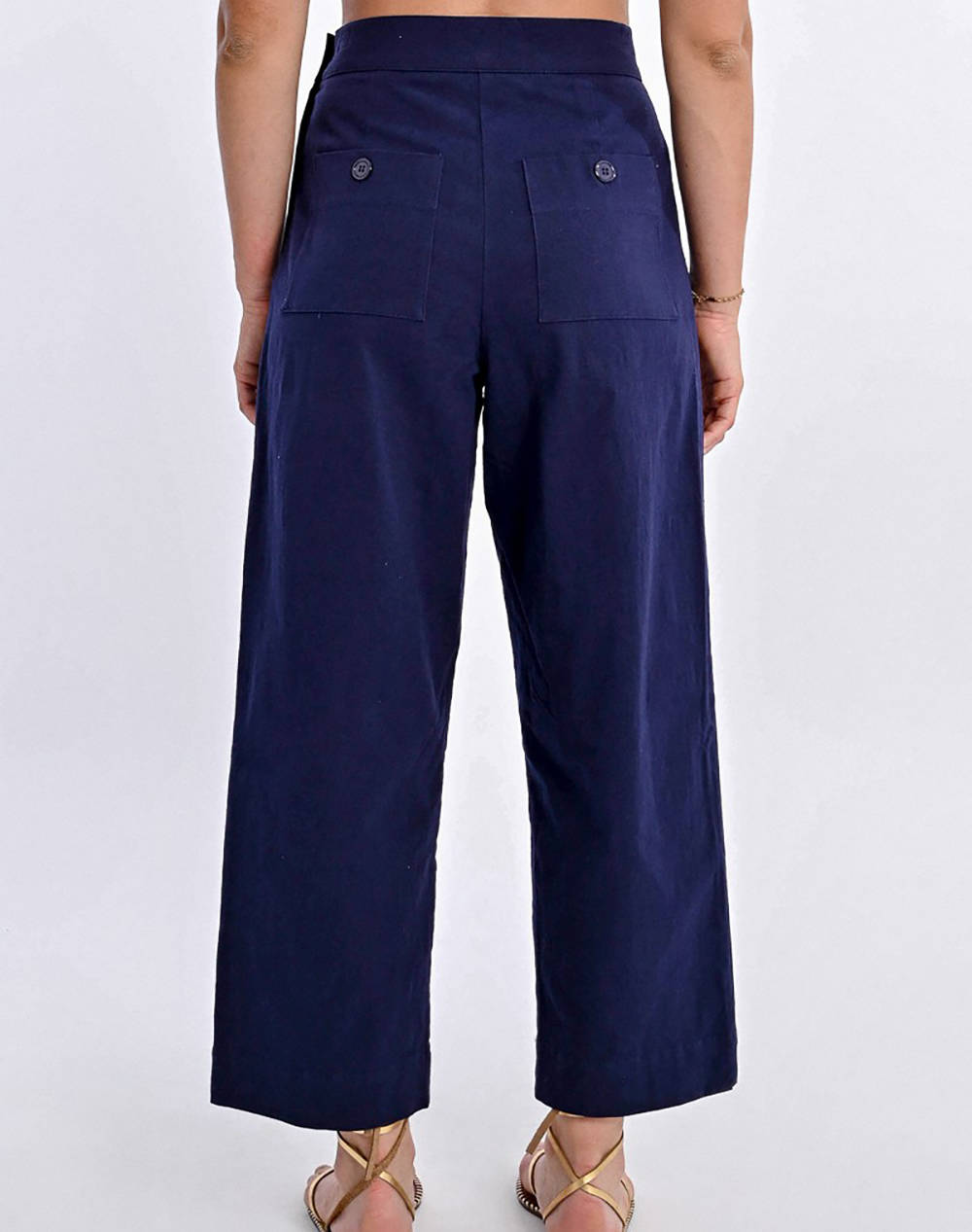 MOLLY BRACKEN LADIES WOVEN PANTS TR163DP-NAVY BLUE NavyBlue φωτογραφία