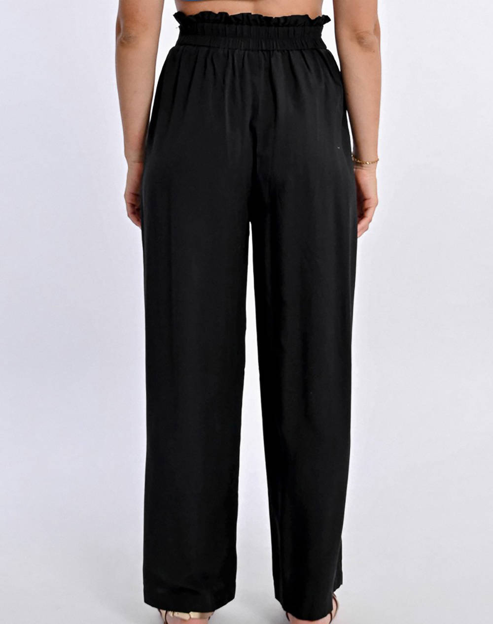 MOLLY BRACKEN LADIES WOVEN PANTS R1723DP-BLACK Black φωτογραφία