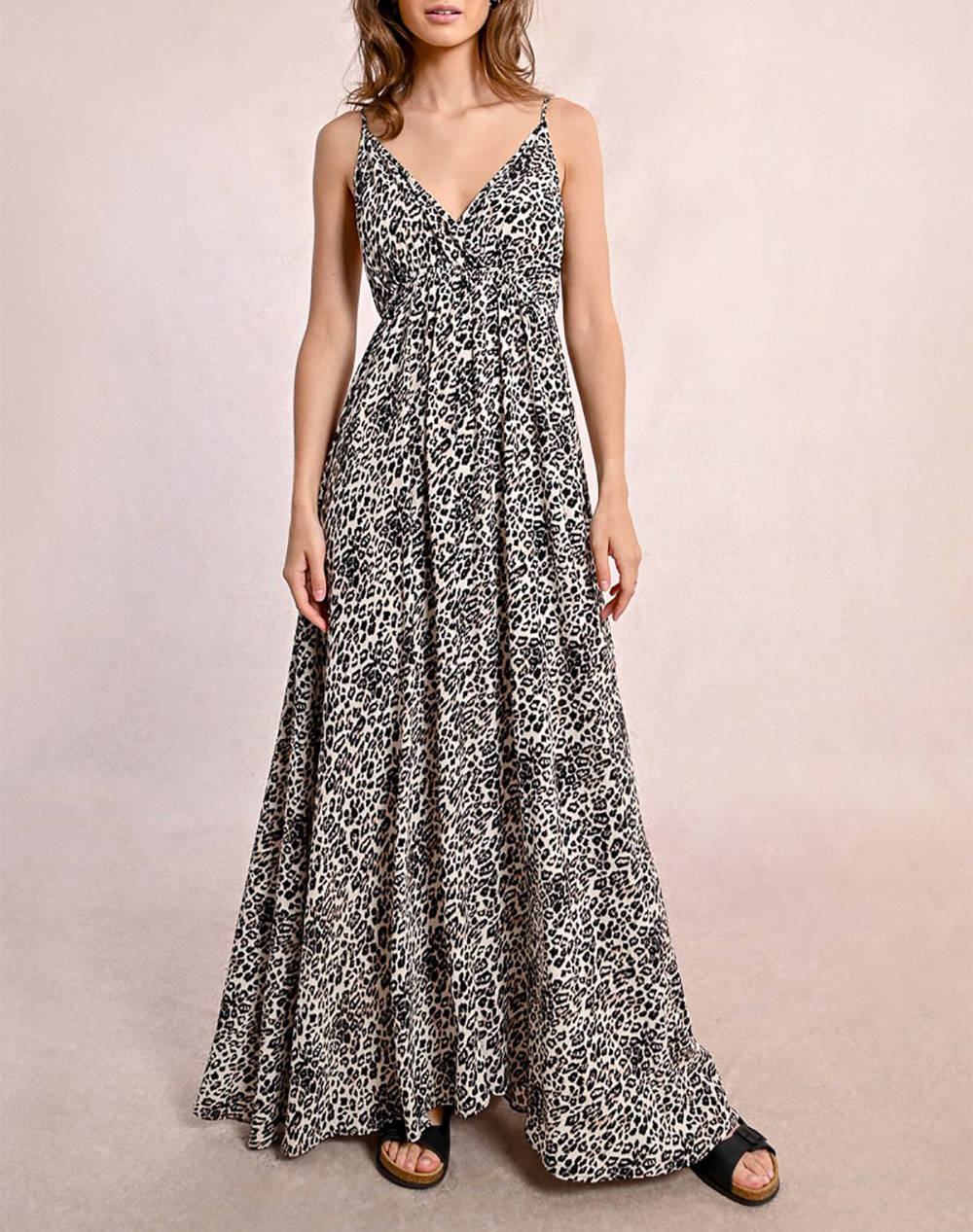 MOLLY BRACKEN MOLLY BRACKEN LADIES WOVEN DRESS Z663BDE-BEIGE GEETA Multi