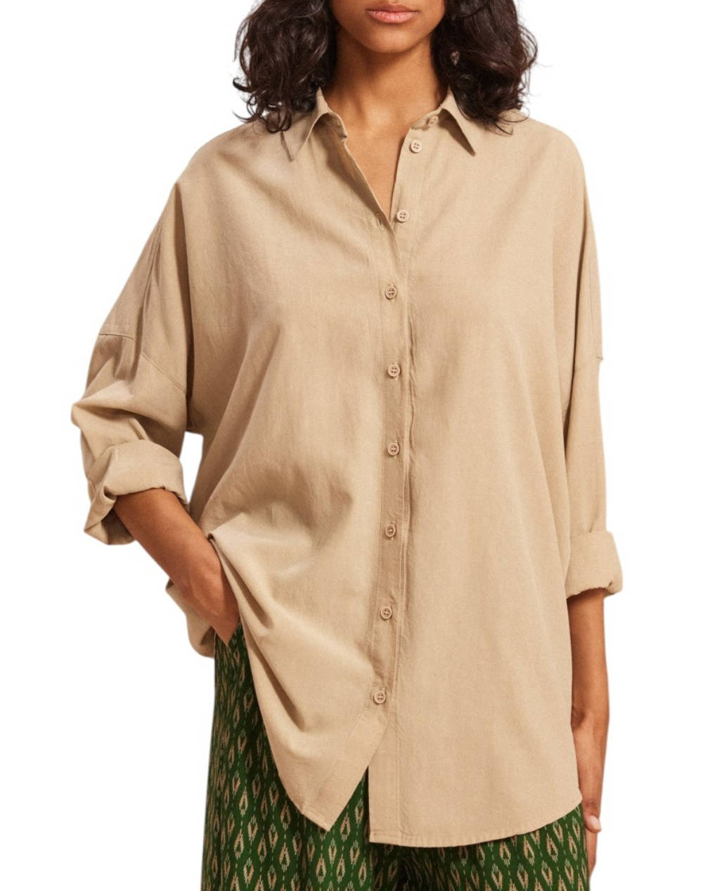 NAMASTE NAMASTE ΠΟΥΚΑΜΙΣΟ SS0425003-BEIGE Biege