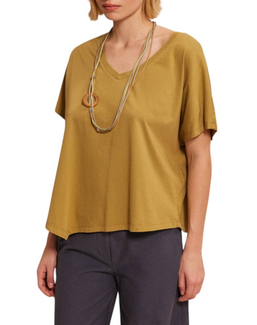 NAMASTE NAMASTE ΜΠΛΟΥΖΑ SS0725028-OILY Olive
