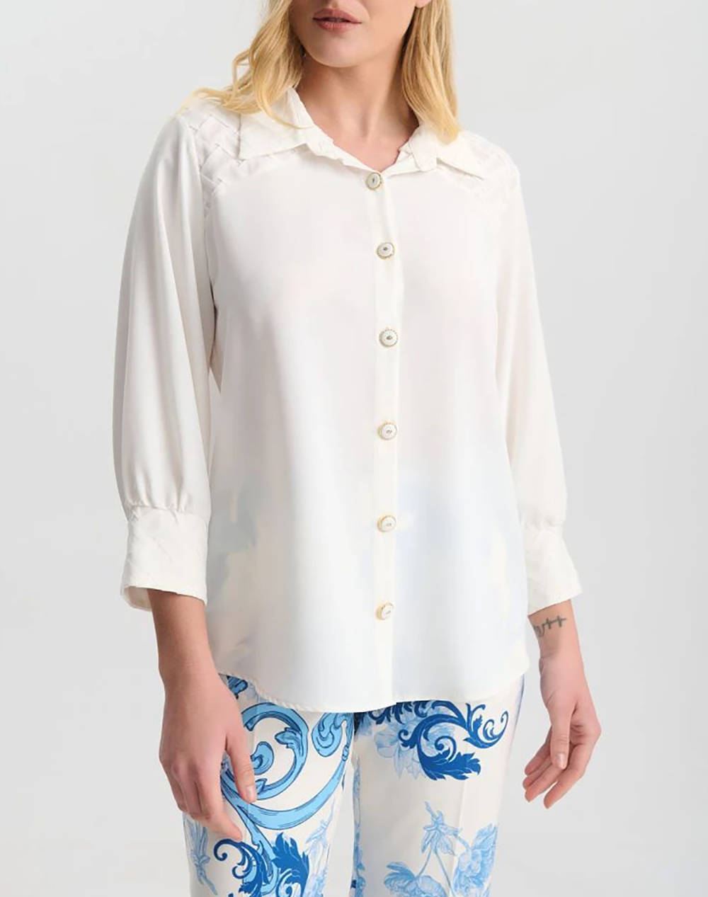 VETO FIBES ΠΟΥΚΑΜΙΣΟ 03-7085NP-WHITE White