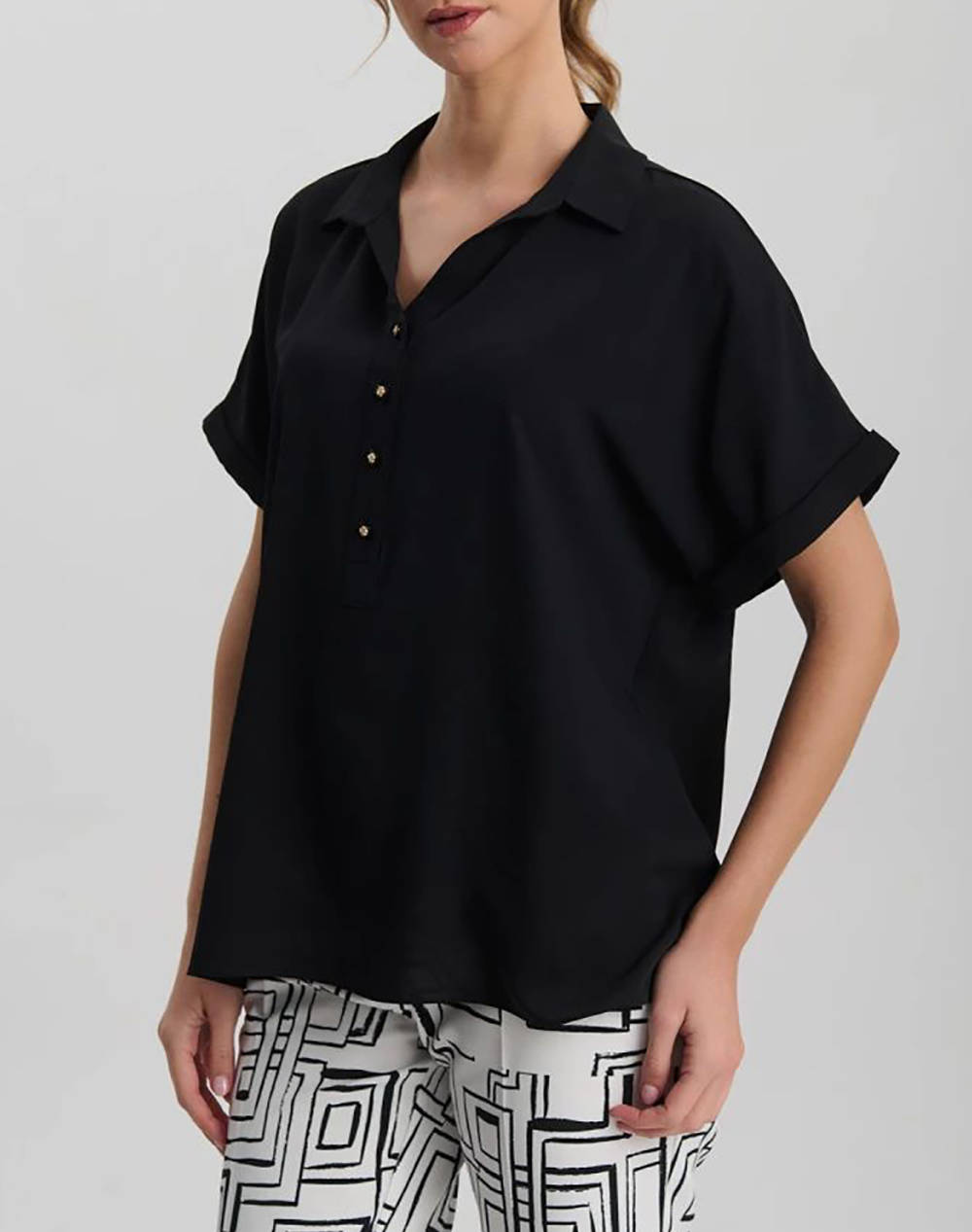 VETO FIBES ΠΟΥΚΑΜΙΣΑ 03-7097N-BLACK Black